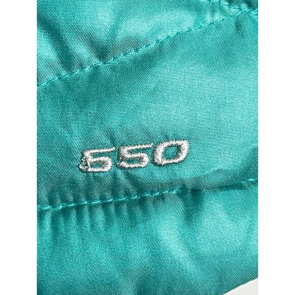 The North Face Aconcagua 550 Fill Goose Down Puffer Vest Teal Women's L - Picture 6 of 14